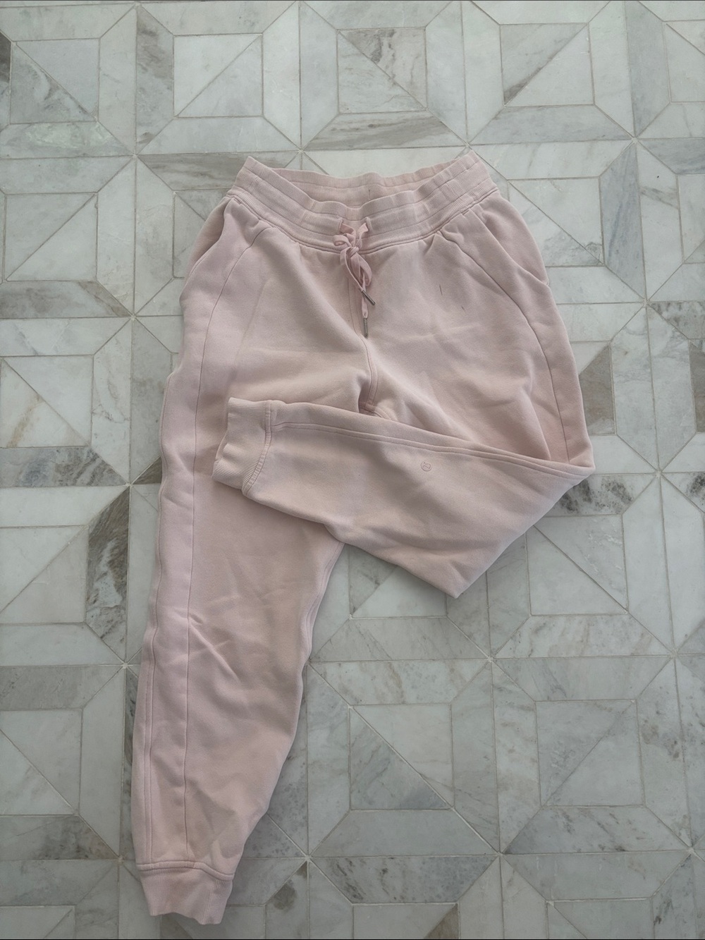 Pink Jogger Sweatpants - Soft Drawstring Bottoms